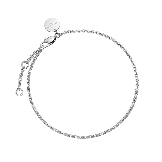 Rosefield Thin Chain Bracelet Silver