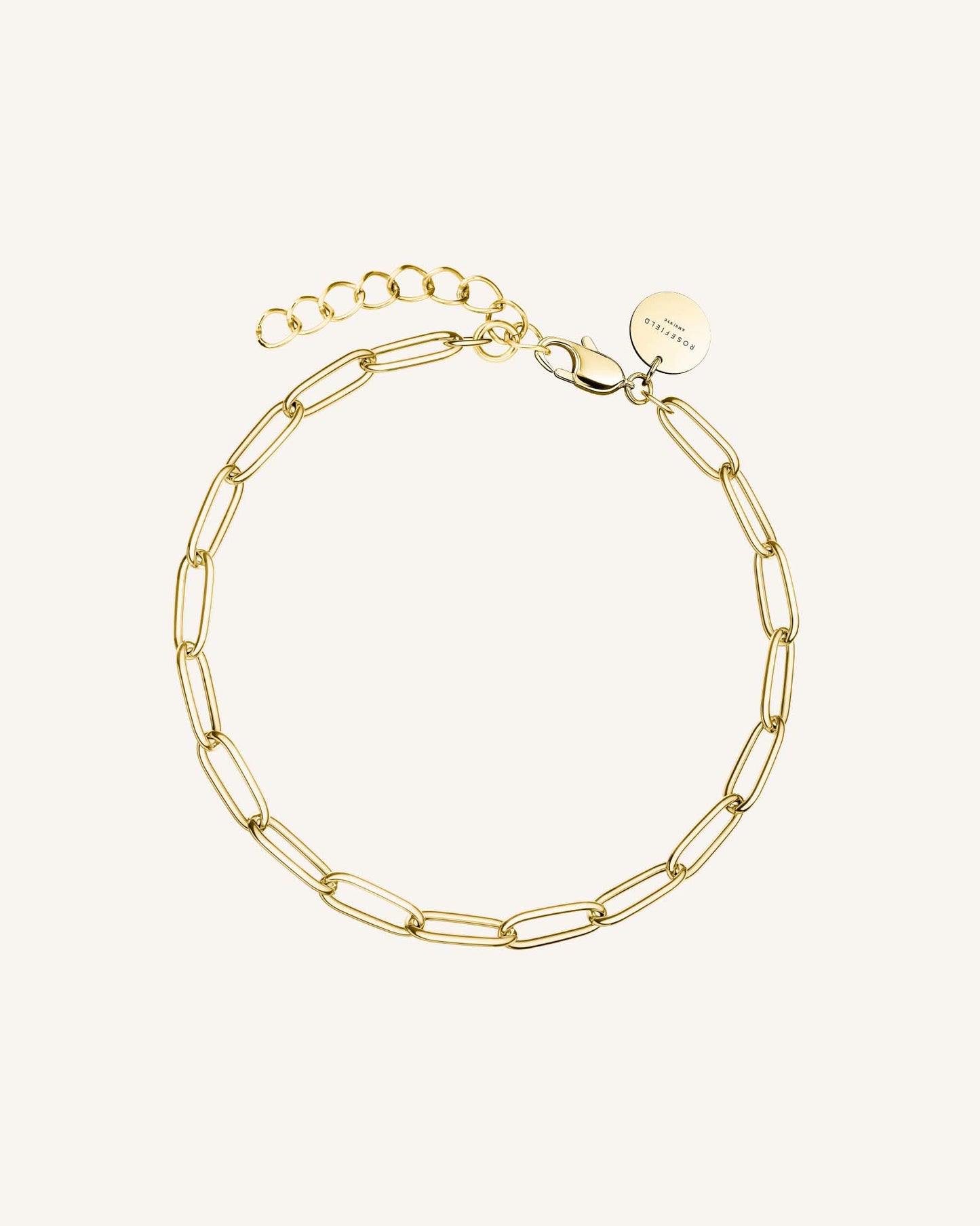Rosefield Rectangle Chain Bracelet Gold
