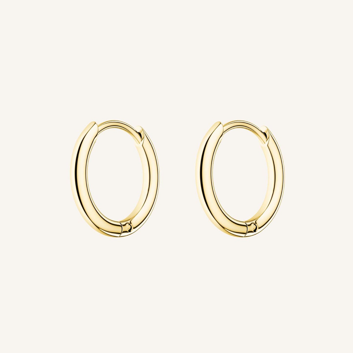 Rosefield Small Hoops Gold
