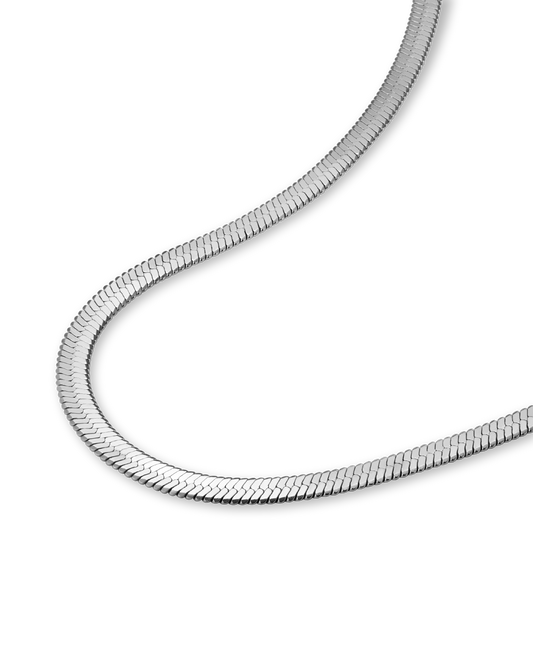 Rosefield Snake Necklace Silver