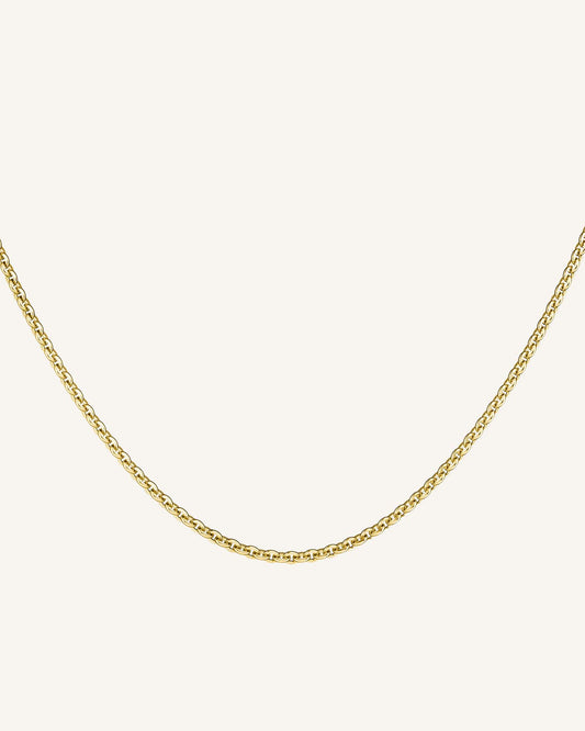 Rosefield Thin Chain Necklace Gold