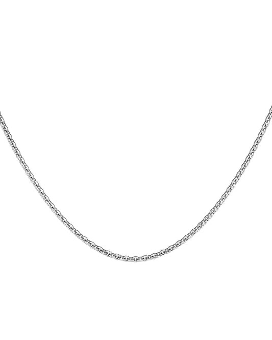 Rosefield Thin Chain Necklace Silver