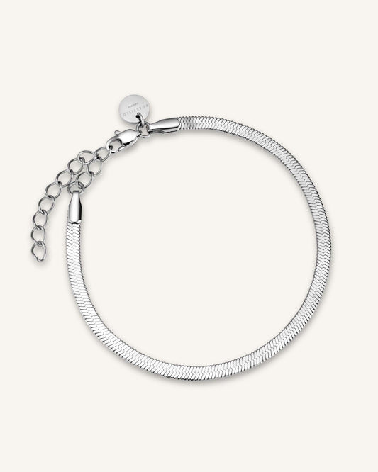 Rosefield Snake Bracelet Silver