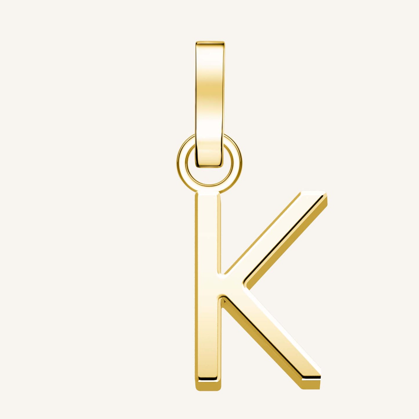Rosefield Pendant Gold Letter K