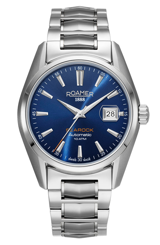 Roamer Searock Automatic I Steel Bracelet Blue Sunray Dial